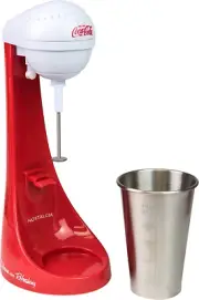 Two-Speed Electric Coca-Cola Limited Edition Milkshake Maker and Drink Mixer, In