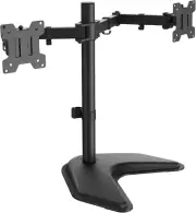 Ergear Freestanding Dual Monitor Stand for 2 Screens up to 32 Inch, Heavy Duty M