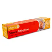 3 x Alfresco Caterer's Baking Paper Food Catering 40cm X 120M