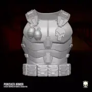 Punisher custom armor for Marvel Legends and other action figures