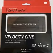 Promaster Velocity CINE Dual Card Reader - CFexpress Type B & SD