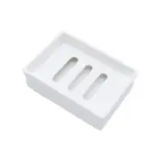 Ceramic Soap Dish Bar Soap Holder Double Layer Soap Tray Draining Soap Saver by