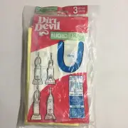 Dirt Devil Vacuum Bags Type U 3 Bags Micro Fresh MVP/ Swivel