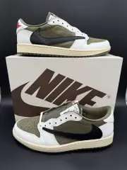 Nike Travis Scott Air Jordan 1 Low Og Sp Eu 49,5 US 15 Medium Olive Reverse New