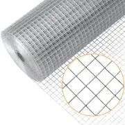 1/4inch 12Inch（H）x10Ft（L）23 Gauge Mental Mesh Roll Hardware Cloth Chicken Fne...