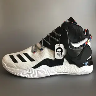 Adidas D Rose 7 阿迪达斯男子篮球鞋罗斯7代BHM 黑人月 BY3475