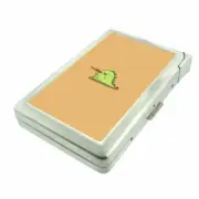 Cute Dinosaur Em1 Cigarette Case with Built in Lighter Metal Wallet