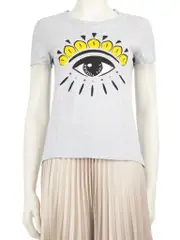 Grey Eye Printed T-Shirt