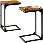 C Table Side Table Set of 2 Living Room Sets C Shaped Couch Tray End Tables Farm