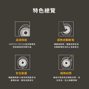 美國VORNADO沃拿多 5~8坪 渦流循環電暖器 Velocity 3R (9折)