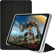 Qiawum Tri-Folding Stand Funda for ALLDOCUBE iplay50 Mini Pro NFE Case 8.4" Tablet PC Folio PU Leather Cover with Soft TPU Back Shell (Black)