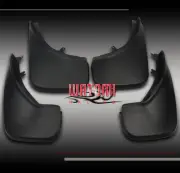 06-12 LAND RANGE ROVER MUD FLAP SPLASH GUARD BLACK 4PCS FRONT+REAR SET BRAND NEW (for: Land Rover)