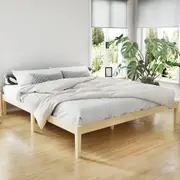 Artiss King Bed Frame Platform Wooden Timber Frames Beds Base with Stable Legs and Storage Space