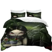 To Love a Frog and Fairy Quilt Cover