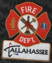 Tallahassee Florida Fire Department Dept. Shoulder Patch