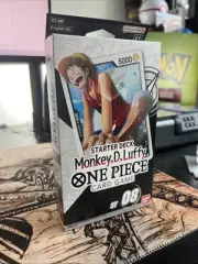 One Piece CCG Starter Deck Monkey D. Luffy ST-08 English New SEALED!