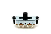 SWITCHCRAFT BLACK 3 WAY SLIDE SWITCH ON-OFF-ON / ON-ON-ON FOR FENDER MUSTANG