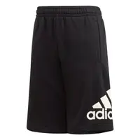 在飛比找蝦皮商城優惠-ADIDAS 童 黑 白三線 大LOGO 短褲 棉褲 童裝 