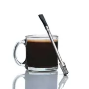 JoGo Stainless Steel Brewing Straw for Coffee, Tea, & More | Reusable & Portable