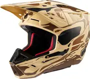 Alpinestars S-M5 Mineral 2024 Motocross Helmet, brown, Size S for Men