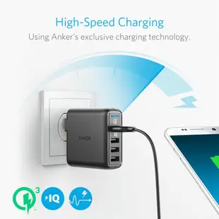 ~水貨天國~父親節精選產品~現貨特賣~ANKER PowerPort Speed 4 四孔 QC3.0 孝親必備