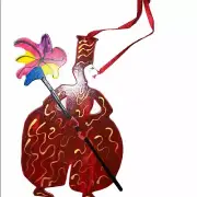 Cirque de soleil Judie Bomberger vintage ornament