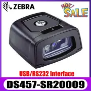 Zebra DS457-SR20009 1D 2D Fixed Mount Barcode Scanner Reader W/ RS232/USB Cable