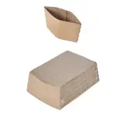 100 Pack Kraft Disposable Coffee Cup Sleeves for 10 to 20oz Cups