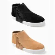 Minnetonka Women's Gwen Fringe Suede Hi Top Sneaker Choose Color & Size