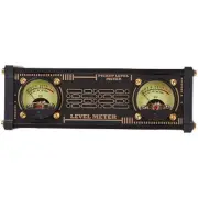 Dual Analog VU Meter Retro Sound Level Indicator Amp DB Panel Display