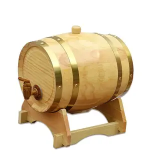 新品下殺 橡木桶酒桶立式臥式家用大小裝酒桶可裝葡萄酒紅酒白酒啤酒自釀酒