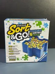 Ravensburger's - Sort & Go! Jigsaw Puzzle Stackable Sorting Trays (NEW, SEALED)