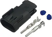 CCWUTQF 5 Sets 2 Pin Auto Electri Wire Harness Plug Plastic Connector Waterproof Female Male Socket 13518845 DJ7025D-2.8-11 2P