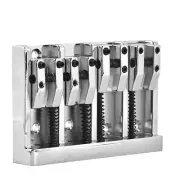 4 Saddle Hardtail 84mm Metal Tailpiece Electric Bass Bridge Replacement Acce WPD
