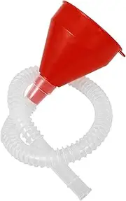 JECOMPRIS Large Funnel Wide Mouth Plastic Funnel Oil Funnel for Oil Change Transmission Fluid Funnels for Automotive Use Oil Change Tube- Kitchen Funnels for Filling Bottles