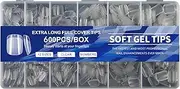 YiZYiF 600 Count Professional False Nails Set - Ultra Thin Press On Nails for Women 24 Sizes - Full Coverage Natural Look Semi Frosted Manicure Kit with Salon Grade Nail Glue Type B One Size