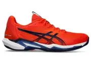 Asics Solution Speed FF 3 Clay NEW 1041A437-800 Koi Red Blue Expanse White Court