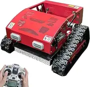 Gasoline Mower, Robot Lawnmower Set, Four Sroke Gasoline Lawn Mower with Remote Control, 7.5HP Crawler Mower Climbs up to 45° Incline, for Farm, Home Garden, Orchard