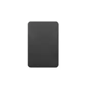 Hager Finesse Blank Plate - Horiz Matt Black - WBQSPB-MB