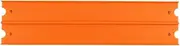 Replacement Part for Hot-Wheels Mega Garage Die-Cast Vehicle Playset - FTB68 - Replacement 11 3/4" Two Lane Orange Track Piece