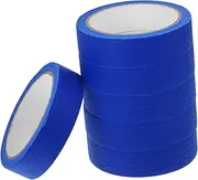 GETAJGHSD 6rolls Heavy Duty Masking Tape Flexible Crepe Paper for Precise Painting High Visibility Yards Each Roll for Automotive Industrial Use