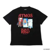 ONE PIECE FILM RED x atmos TEE Black T-Shirt Limited collaboration T-shirt L