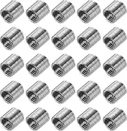 uxcell 40pcs Wire Thread Inserts M3 x 0.5 2D(6mm) Metric 304 Stainless Steel Helical Type Coiled Thread Repair Kit Wire Screw Threaded Sleeve Sheath for Mechanical Equipment