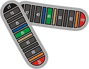 1/2 Thermometer Sticker - Bottle Temperature Sticker, Adhesive Coffee Strip Water Temperature Tester | Temperature Display for Coffee Milk, Jugs, Brewing, Wine, Beer, Easy to Use and Accurate
