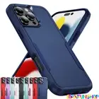 For iPhone 16 15 14 13 12 11 Pro Max 8/7 Plus Case Heavy Duty Shockproof Cover