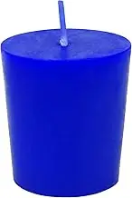 Zest Candle 12-Piece Votive Candles, Blue