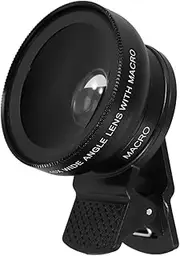 KOMBIUDA 1 Set Phone Lens Smartphones Macro Lens for Smartphone Cell Phone Camera Cpl Black Aluminum Alloy