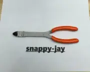 Snap-On Tools USA NEW ORANGE Soft Grip 7" Long Mini Diagonal Cutters 808CFO