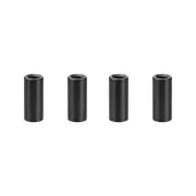 4 Pcs Standoff Spacer, Aluminum Round Straight Spacer (Black, M3, 12mm)