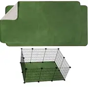 2 Pack Guinea Pig Bedding Fleece Cage Liner C&C 2x3,Guinea Pig Fleece Blanket Cage Liner 42x28